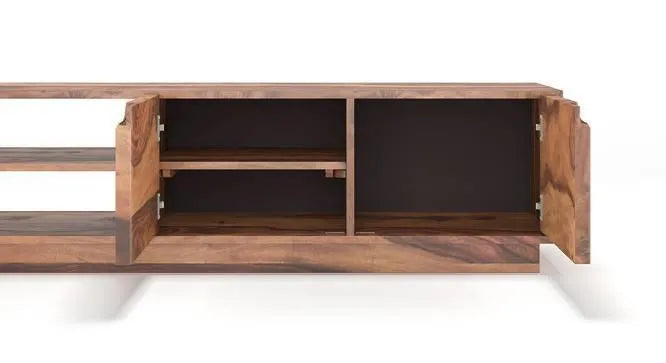 Wooden Twist Elegante Handmade Solid Sheesham Wood TV Unit for Living Room - Wooden Twist UAE