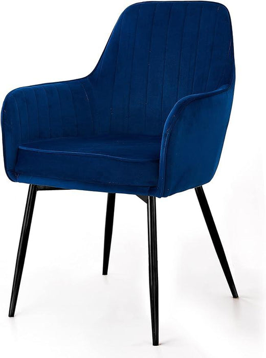 Wooden Twist Grievous Modern Cafe Dining Chair Metal Legs