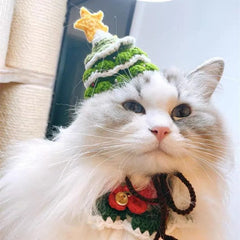 Pet Christmas Handmade Woolen Hat Pet Hat - Wooden Twist UAE