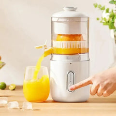 Multifunctional Wireless Electric Juicer Steel Orange Lemon Blender USB Portable Mini Fruit Squeezer Pressure Juicer Kitchen - Wooden Twist UAE