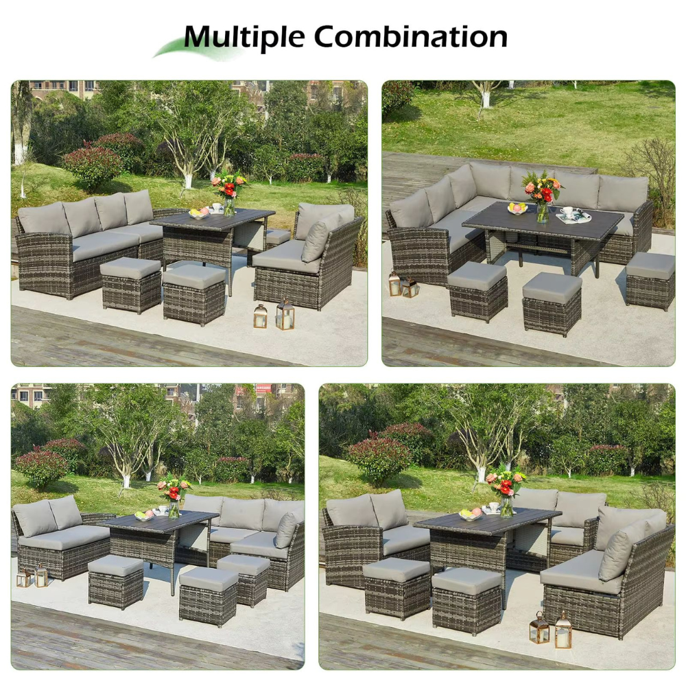 7 Pieces Outdoor Furniture Set