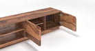 Wooden Twist Elegante Handmade Solid Sheesham Wood TV Unit for Living Room - Wooden Twist UAE