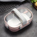 Portable Children's Lunch Box, 304 Stainless Steel Bento, Kitchen Leak Proof Food Box for Kids - Wooden Twist UAE