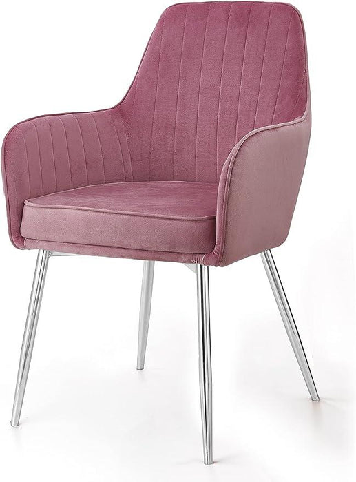 Wooden Twist Aureate Modern Cafe Dining Chair Metal Legs - Wooden Twist UAE
