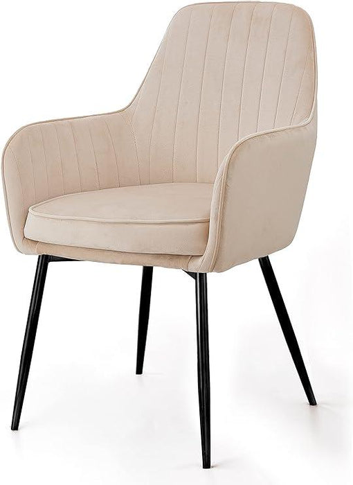 Wooden Twist Grievous Modern Cafe Dining Chair Metal Legs