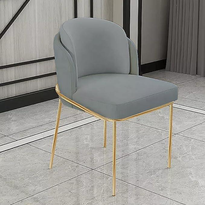 Wooden Twist Voguish Modern Cafe Dining Chair Metal Legs