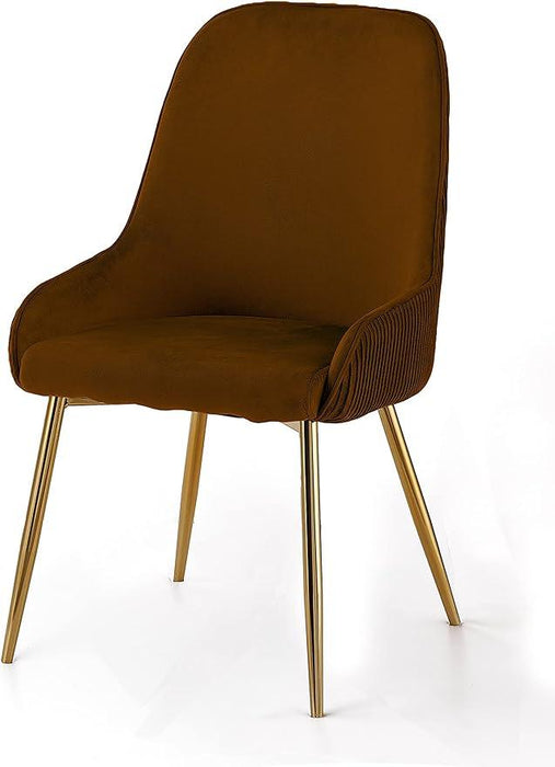 Wooden Twist Echelon Modern Cafe Dining Chair Metal Legs