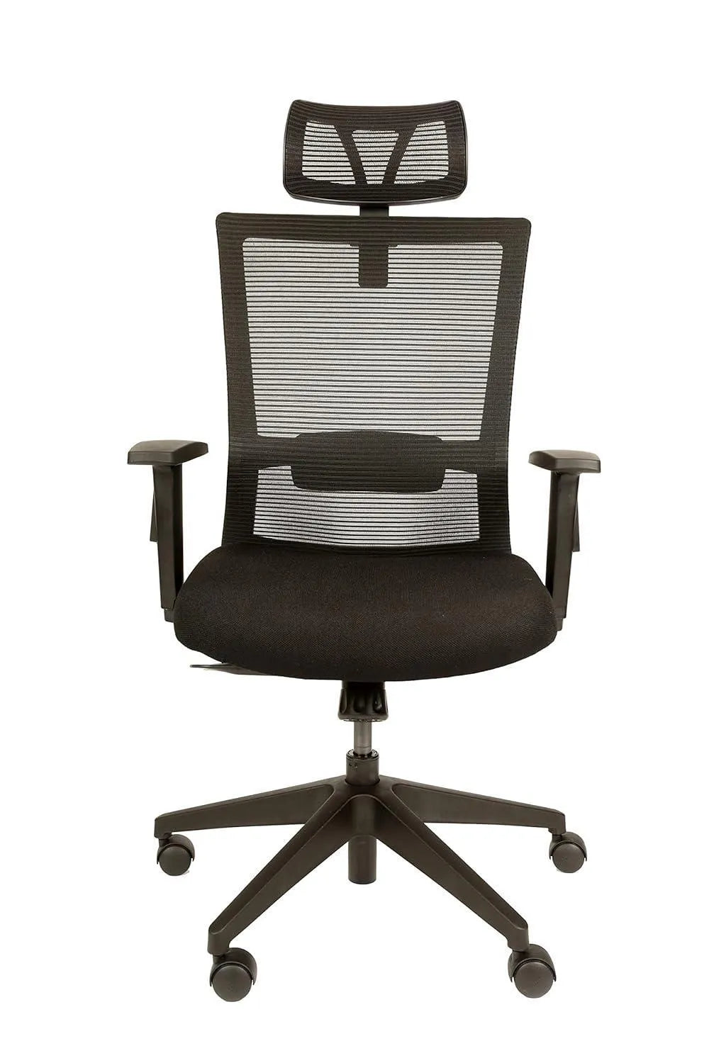 Wooden Twist Office Desk Chair Adjustable Height Nylon 360° Swivel Mesh Backrest Firm Armrest and Head Pillow for Ultimate Comfort and Style - Wooden Twist UAE