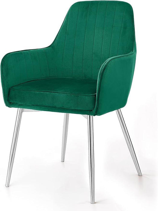Wooden Twist Aureate Modern Cafe Dining Chair Metal Legs - Wooden Twist UAE