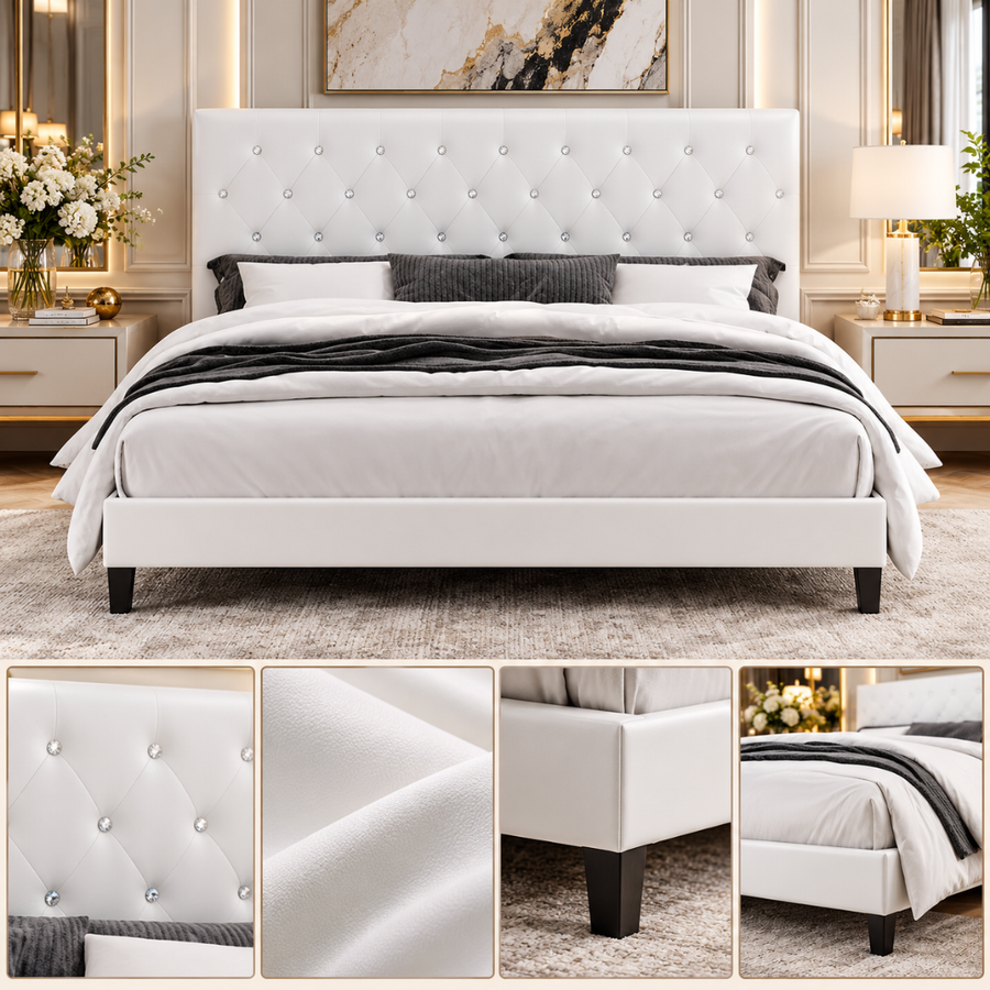 Nailhead Wings on Tapered Legs