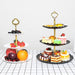 3-layer cake stand snack tray decoration tool - Wooden Twist UAE