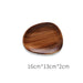 Wooden Japanese Dinner Plate Solid South American Walnut Shaped - Wooden Twist UAE