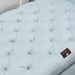 Wooden Twist Zamansız Button Tufted Design Premium Wood 2 Seater Storage Bench (Light Sky) - Wooden Twist UAE