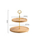 Dessert Stand Display Decoration Cake Tray - Wooden Twist UAE