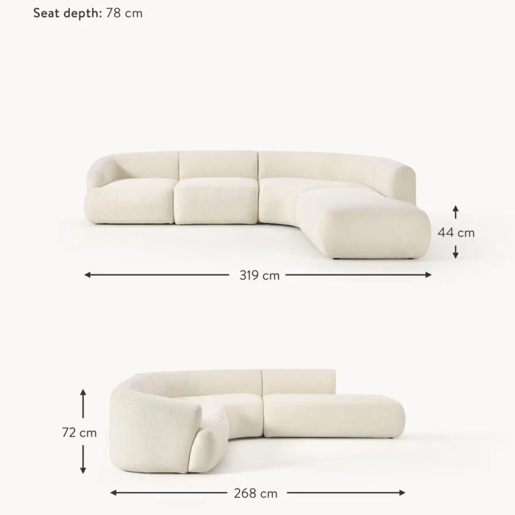 Modular sectional sofa
