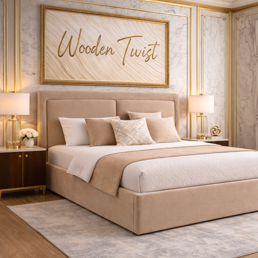 Tall Padded Headboard for Support