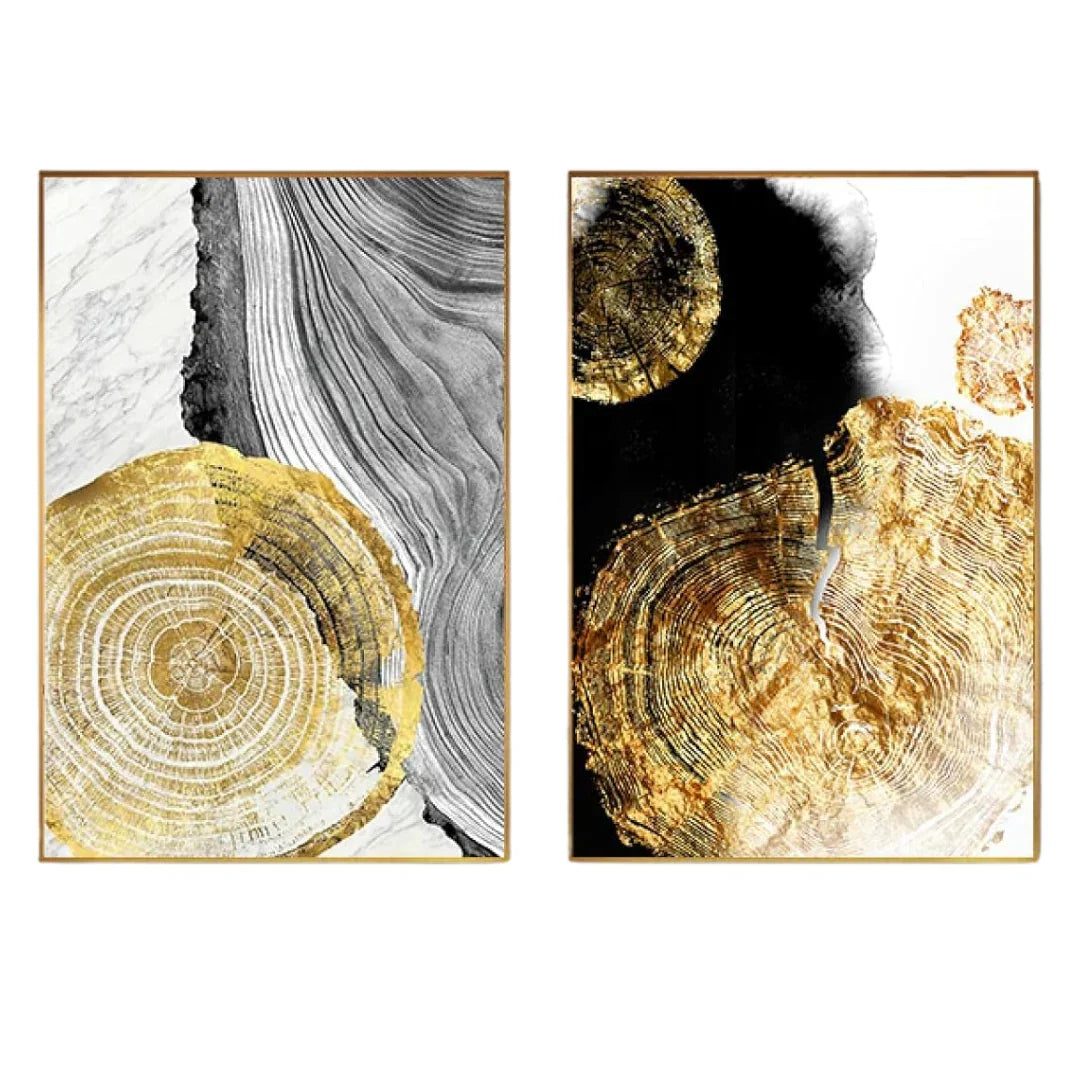 Tree stump wall art