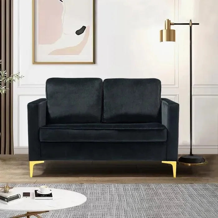Wooden Twist Avión Solid Wood Loveseat 2-Seater Bench with Two Cushions - Wooden Twist UAE