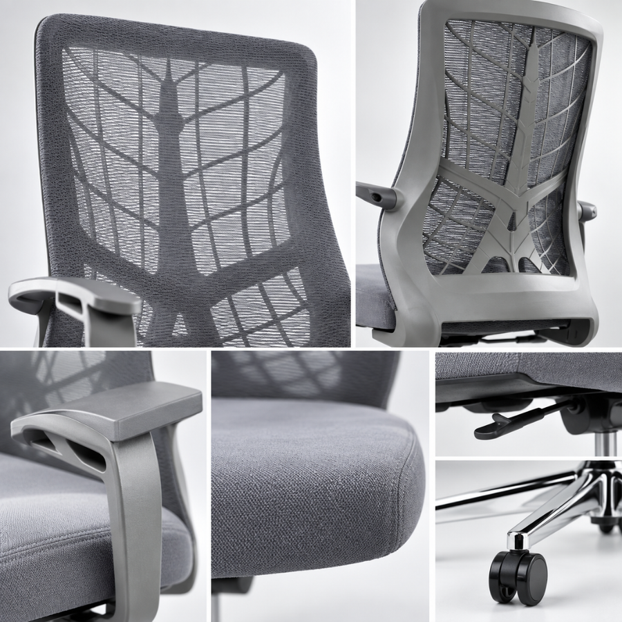 Breathable Mesh, Sculpted Support