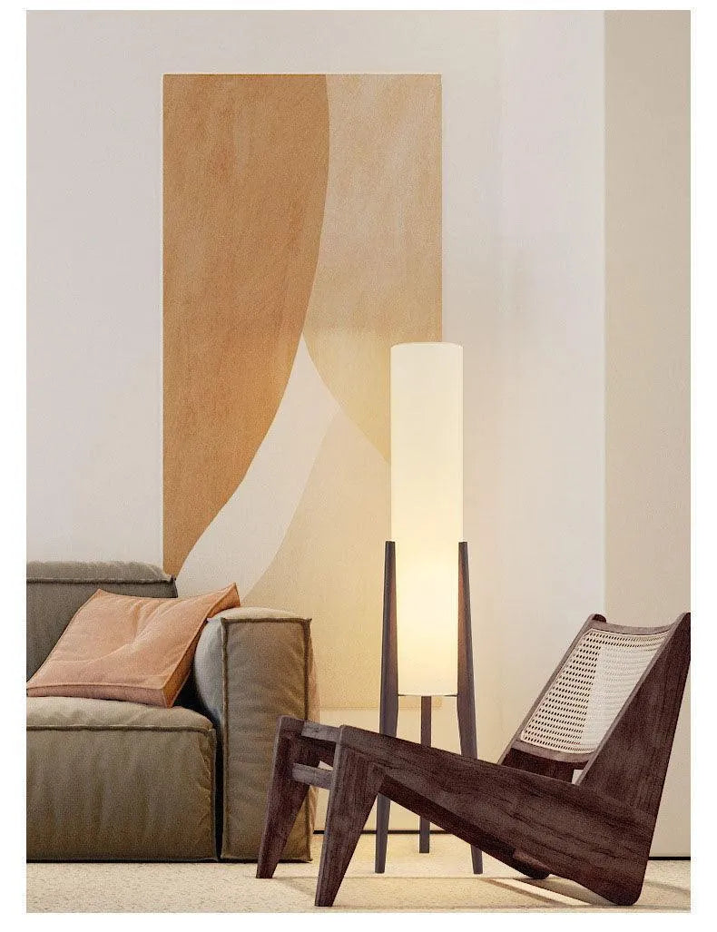 Wooden Twist Illuminate Modernize Decorative Lamp with Wooden Stand and Soft Fabric Shade - Wooden Twist UAE