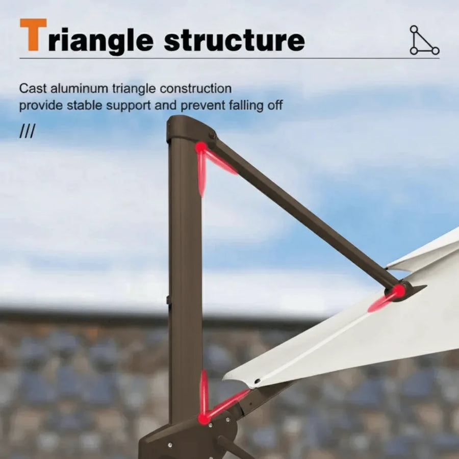 Rotating Handle for Easy Adjustment