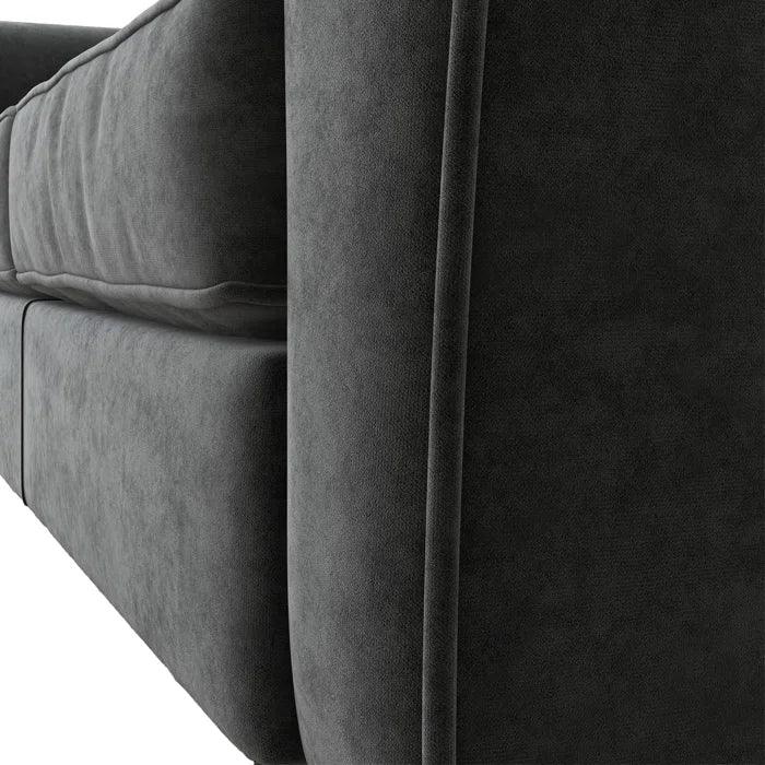 Wooden Twist Luxe Velvet Modern 3 Seater Sofa Set - Wooden Twist UAE