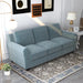 Modern Grey Velvet Fabric Sofa