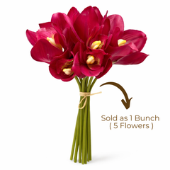 Artificial Magenta Orchid Flower