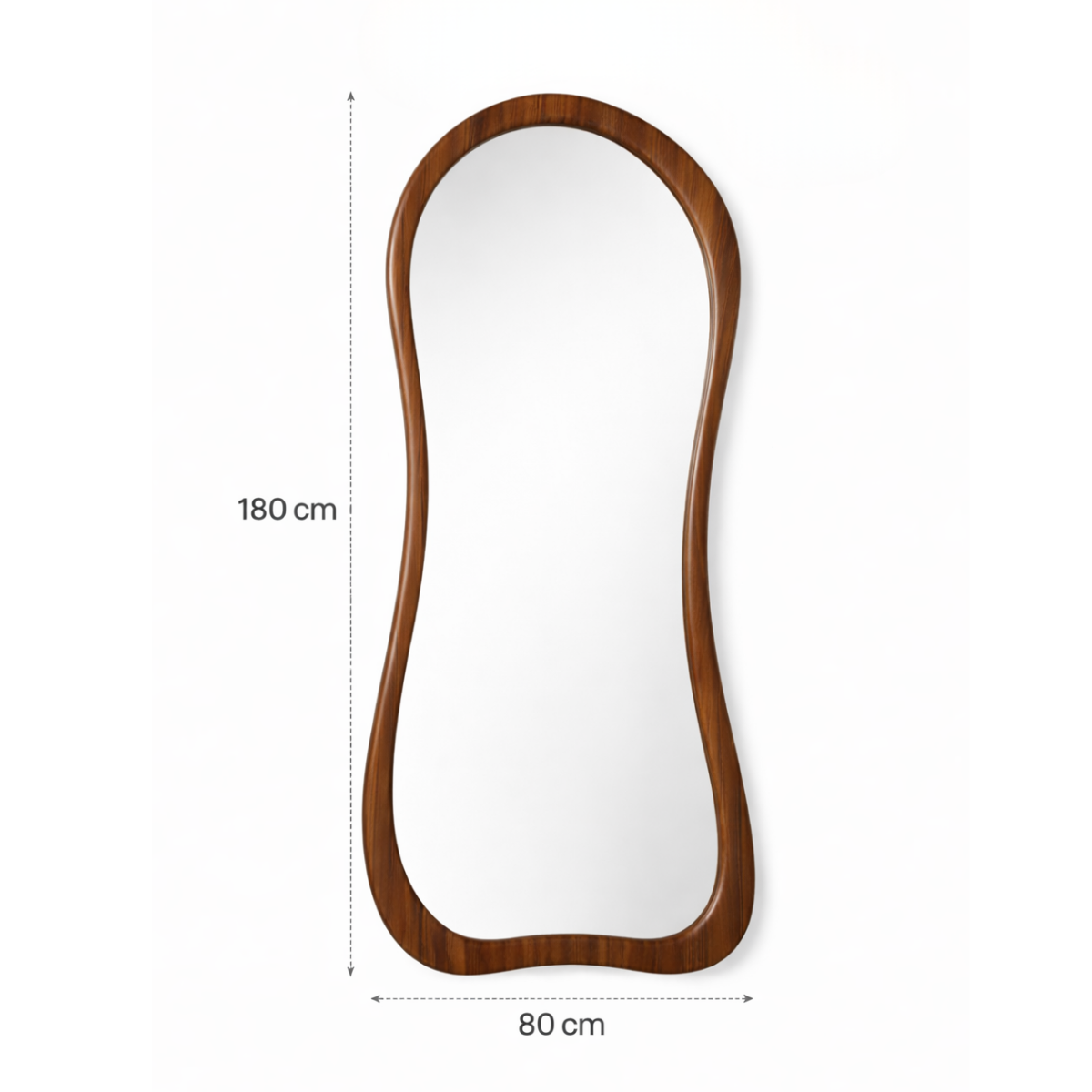 Irregular Aurelia Wave Full-Length Mirror