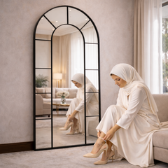 Aurelio Arch Window Style Full-Length Mirror