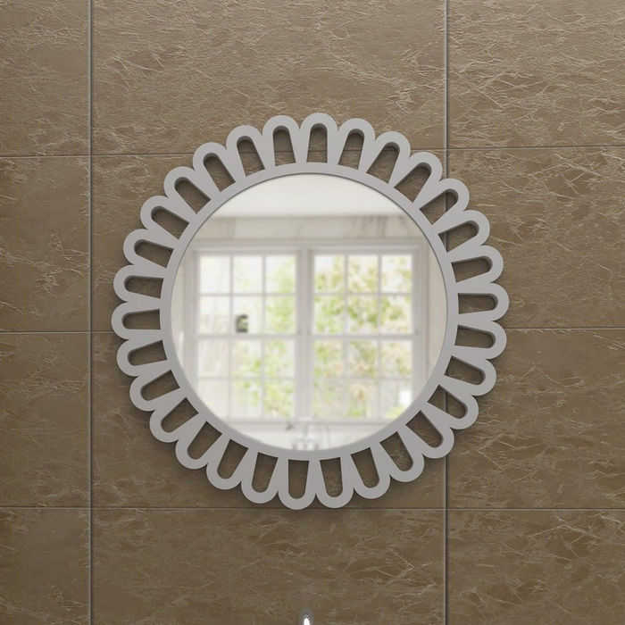 Wooden Twist Modern Decorative Wooden Wall Mirror Bathroom Mirror Dressing Bathroom Vanity Mirror