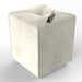 Stool for Living Room Soft Fabric Comfortable Cushion Ottoman Stool (Beige) - Wooden Twist UAE
