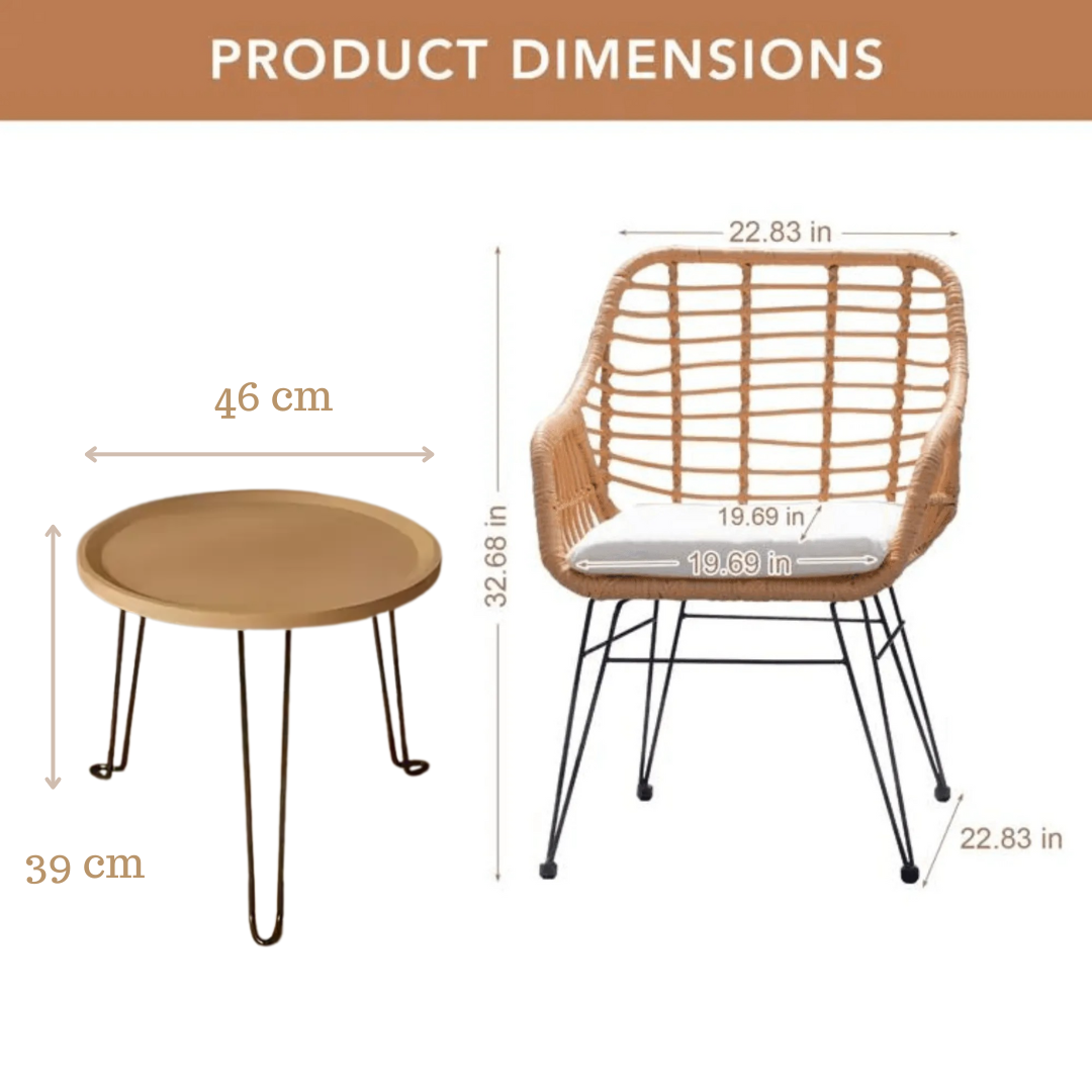 bistro set for balcony