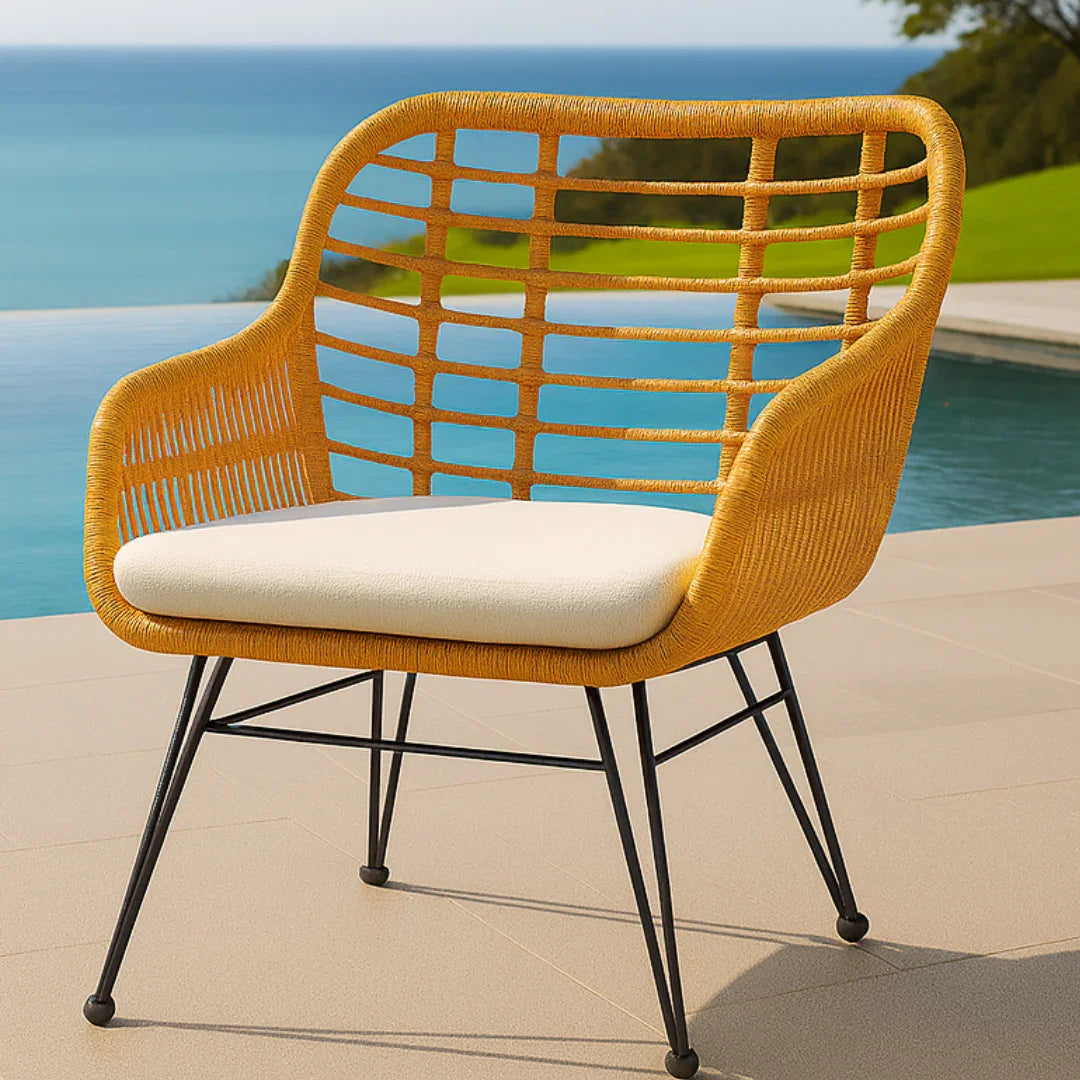 Bright White Wicker with a Roomier Seat