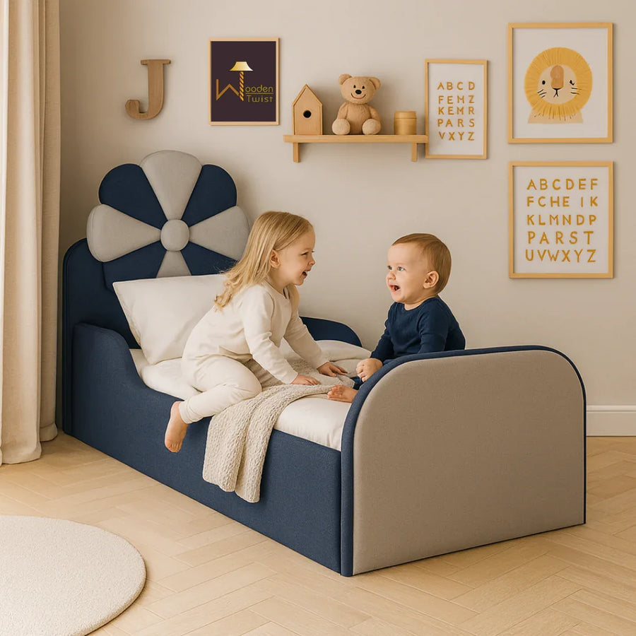 Flower-Shaped Headboard for Playful Charm