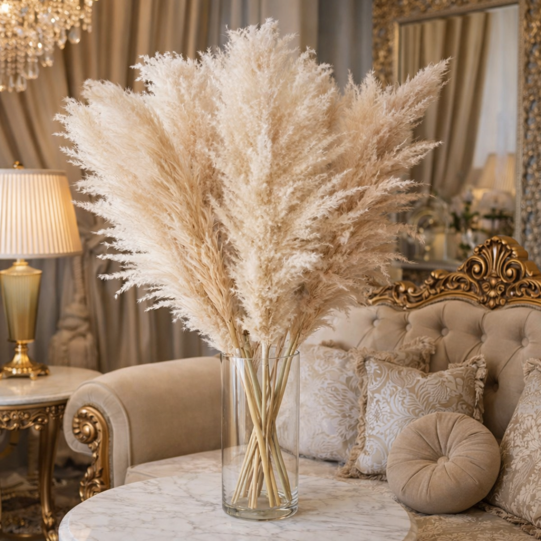 Boho Style Dried Pampas Grass