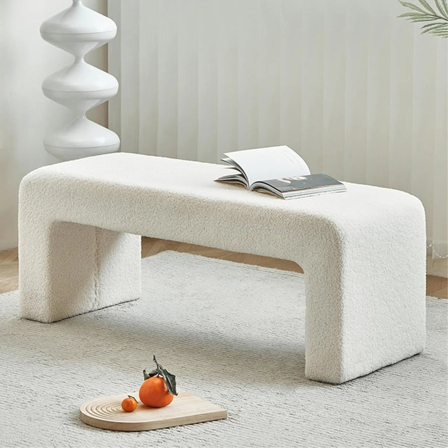 Plush Boucle in Crisp White