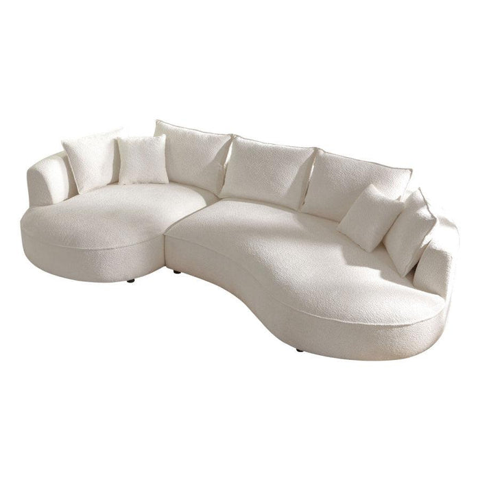 White Upholstered Couch
