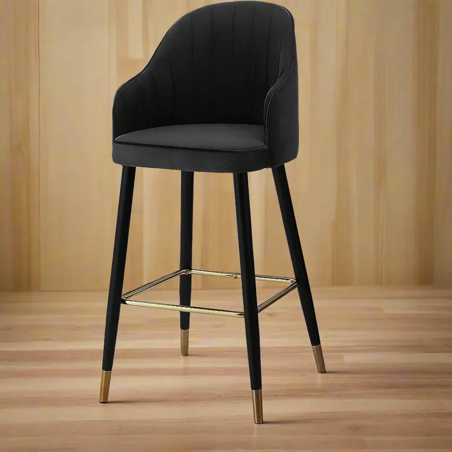 Plush velvet seat for lasting comfort
