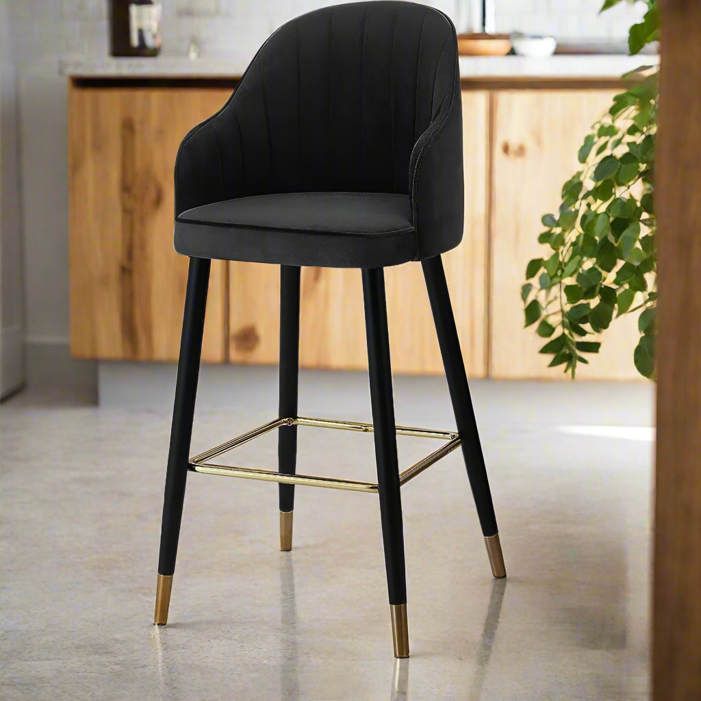 Modern Dining Chair with Metal Legs