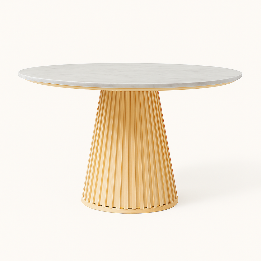 Flute Design Dining Table