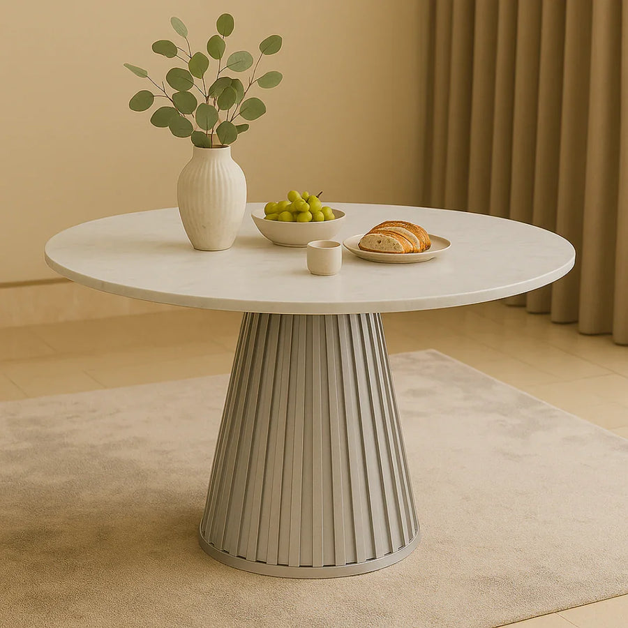 A Sturdy Powder-Coated Base in Elegant Silver