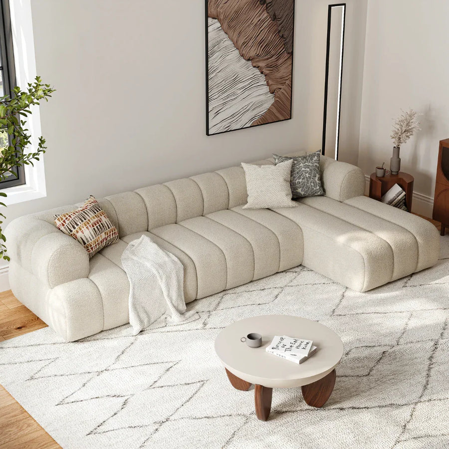 Plush Boucle Upholstery That's Built to Last