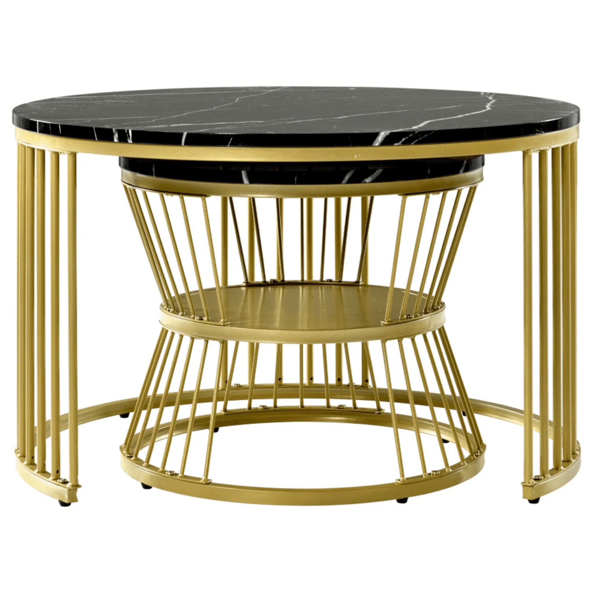 Round Coffee Table Set