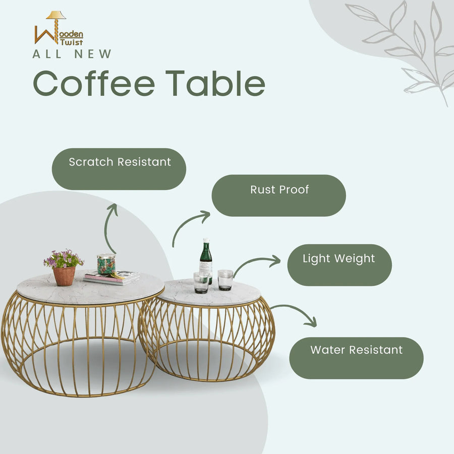 Two Matching Round Tables