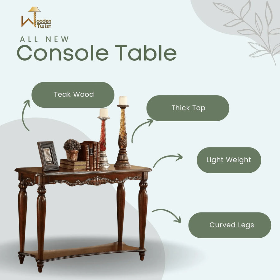Royal Hand-Carved Detailing, Two-Tier Surface