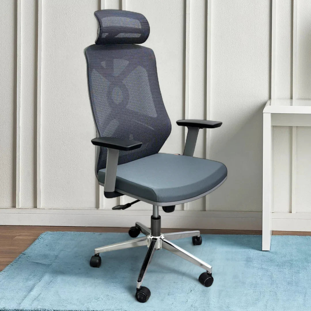 High-Back Support for Long Work Sessions