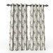 Fabrahome Light Filtering 10 Ft Rectangular Holland Fabric Curtain ( Mustard ) - Wooden Twist UAE