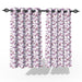Fabrahome Light Filtering 4.5 Ft Holland Fabric Window Curtain ( Purple ) - Wooden Twist UAE