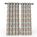 Fabrahome Light Filtering 10 Ft Rectangular Holland Fabric Curtain ( Floral ) - Wooden Twist UAE